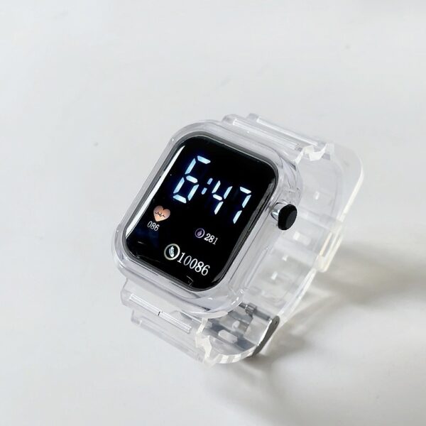 Square LED Electronic Watch