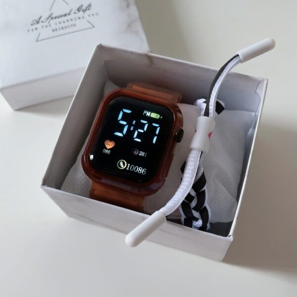 Square LED Electronic Watch - Image 2