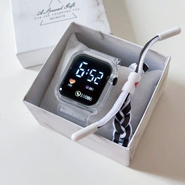 Square LED Electronic Watch - Image 7